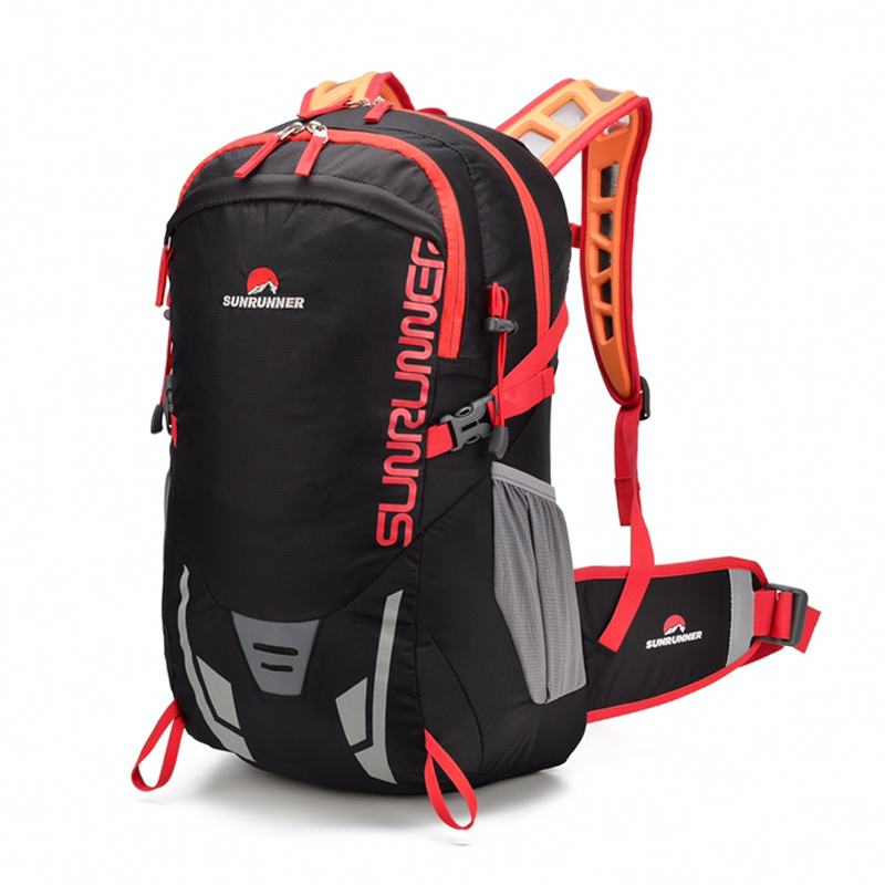 Cycling Commuter Backpack - 35L ハイキングバックパックバッグ大容量旅行キャンプ登山バックパッキング軽量サイクリングバイク自転車スポーツバッグ