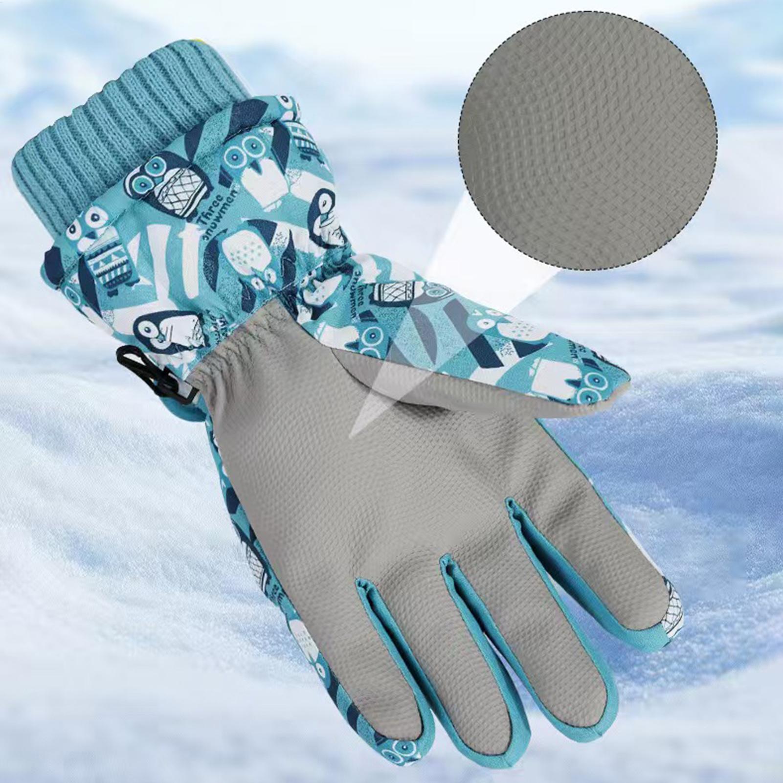 Winter Cycling Commute - 子供用防水手袋 断熱子供用子供用サーマル 冬用 ランニング サイクリング スキー