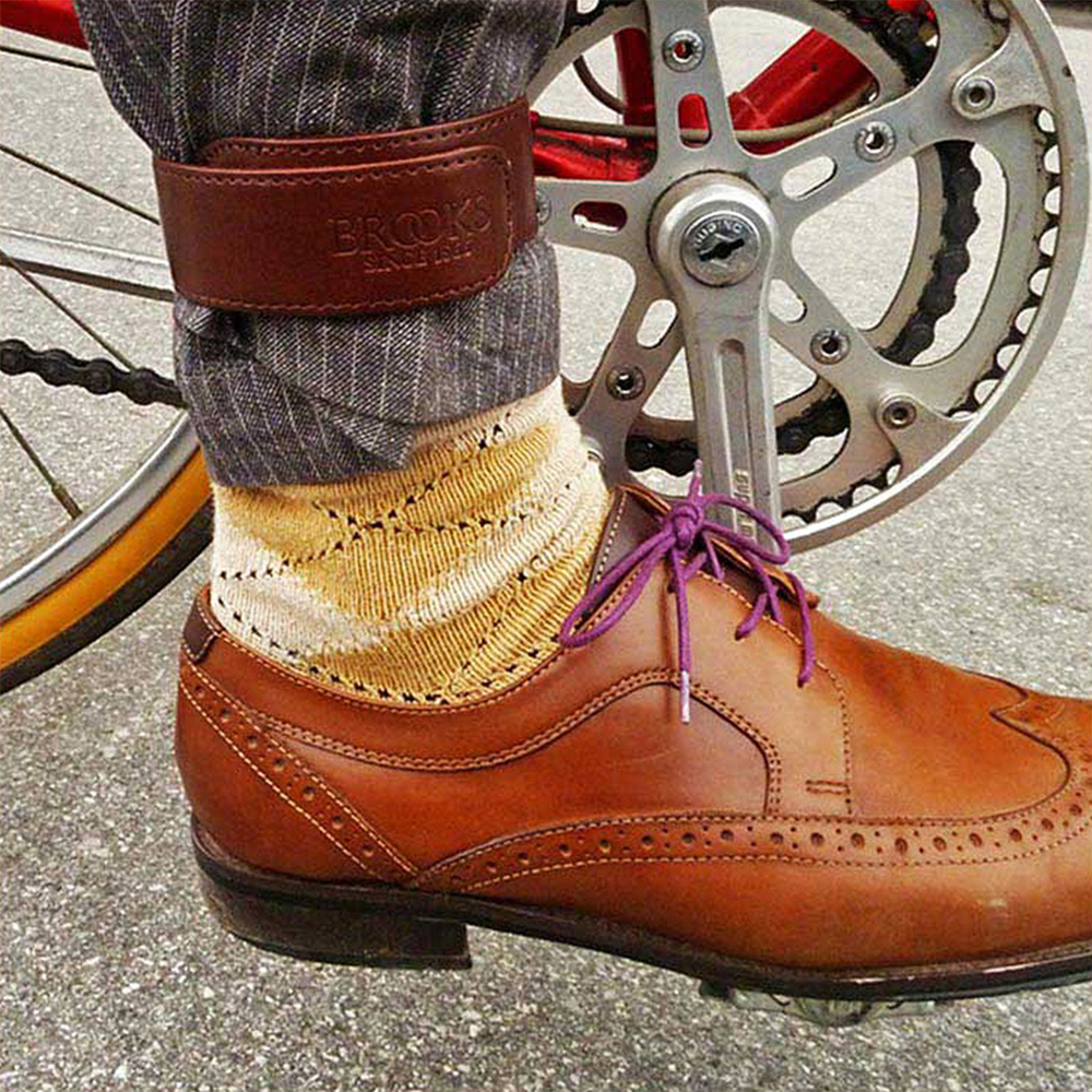Cycling Commute Gear - ブルックス コミューター サイクリング レッグストラップ バイクパンツバンド アンクルストラップ