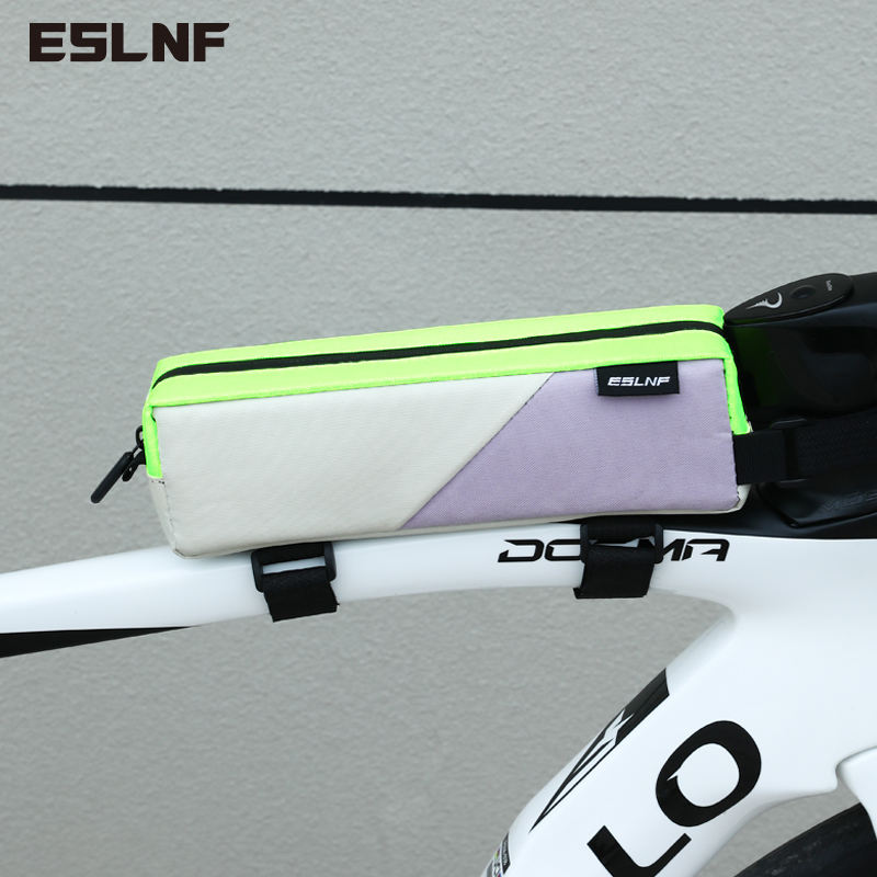 Cycling Commuter Bag - ESLNFバイクバッグ トップチューブバイクフレームバッグ 防水自転車アンダーチューブバッグ MTBロードバイク用 自転車トップチューブバッグ 自転車バッグ