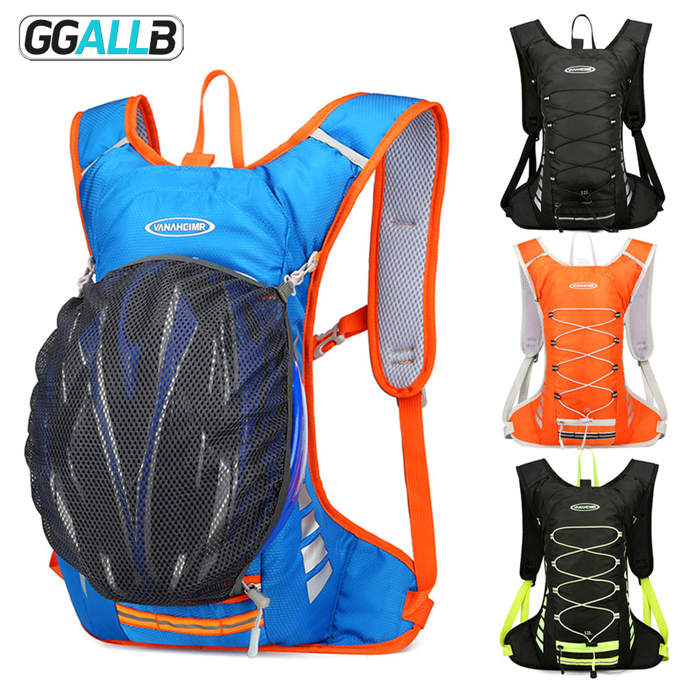 Cycling Commute Backpack - ランニング、ハイキング、サイクリング、登山、キャンプ、サイクリング用のハイドレーションパックバックパック、男性と女性、水袋は別途購入