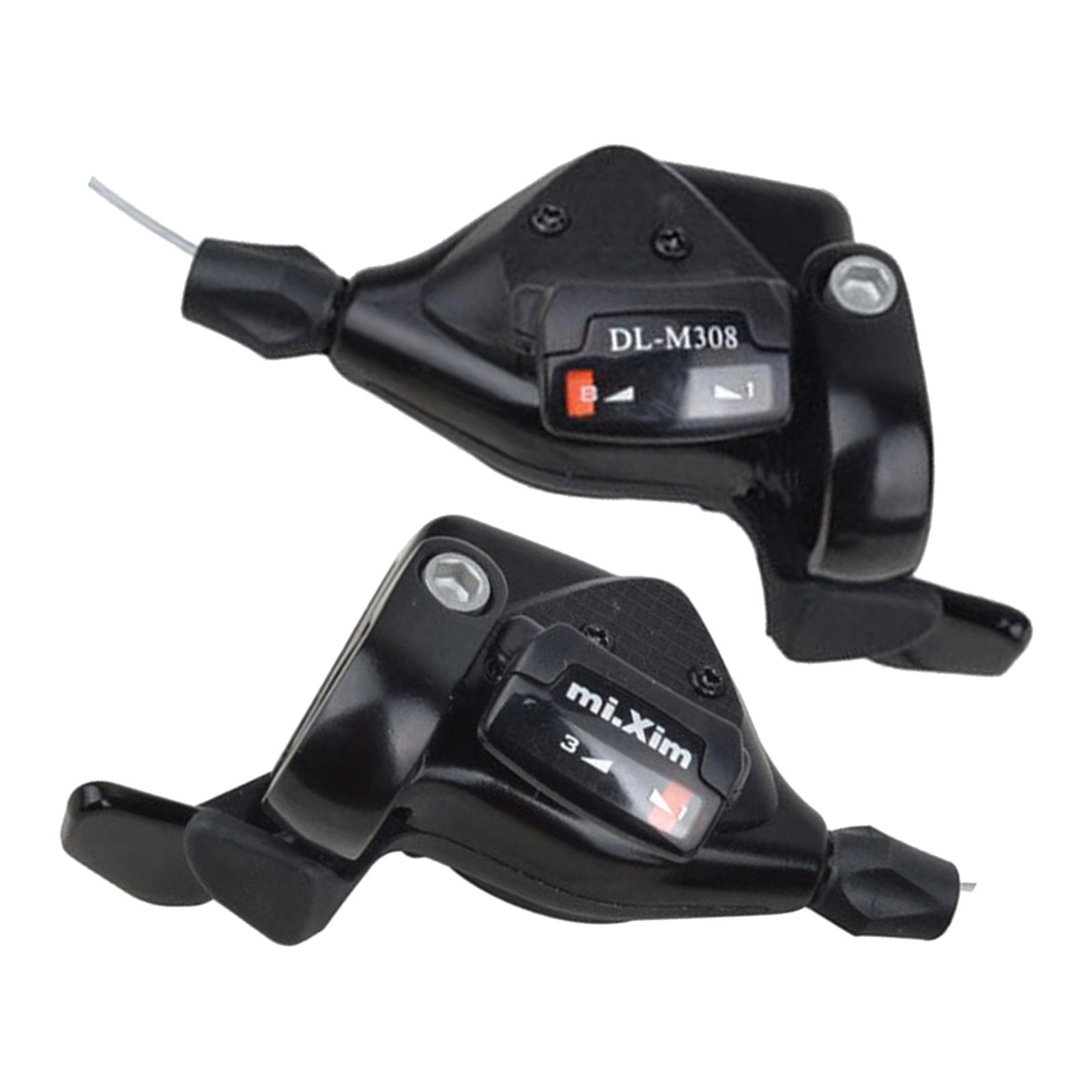 Cycling Commute Gear - 2個セット 自転車シフター部品 サイクル左右レバー バイクサムギアシフター ロードバイク 通勤用自転車