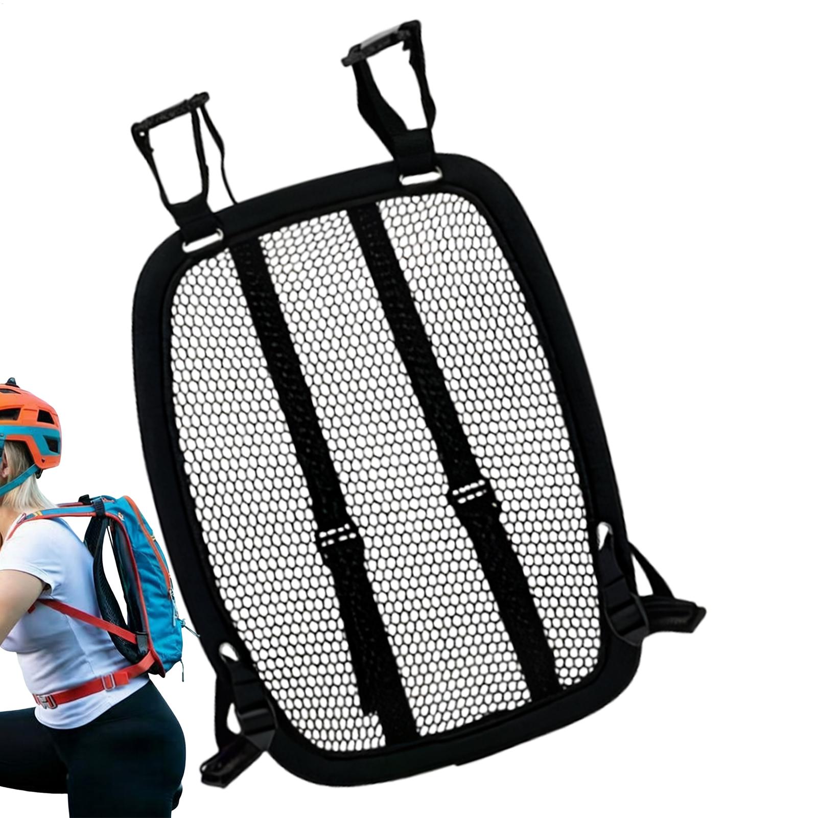 Cycling Commute Backpack - 人間工学に基づいたバックパック換気クッション調節可能なエアフロースペーサーメッシュ冷却バックパネルハイキング通勤サイクリング旅行用