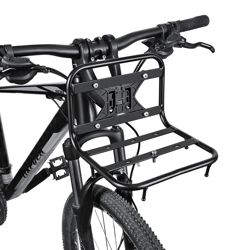 Cycling Commuter Bag - 自転車フロントラックアルミ合金多機能自転車フロントラックMTBロードバイクバッグラックアウトドアサイクリングアクセサリー