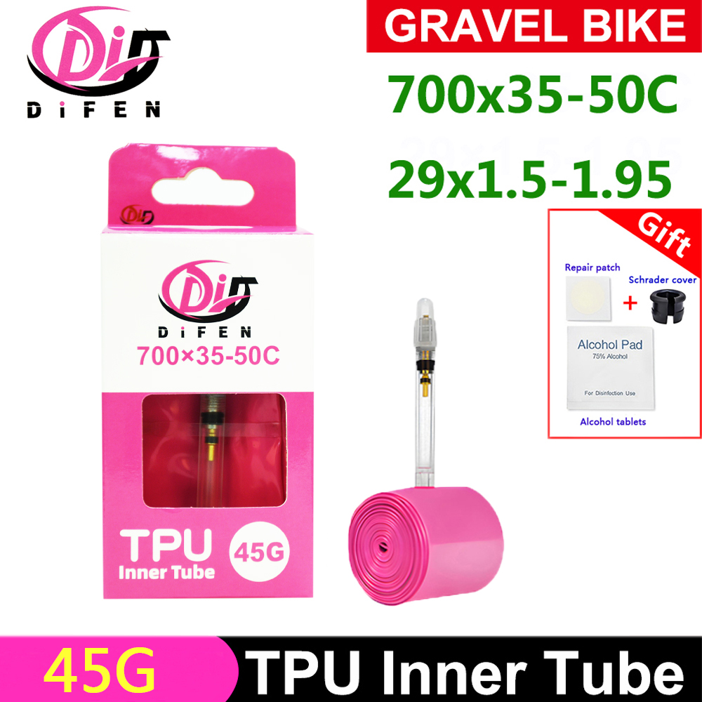 45G DiFen TPU グラベルバイク用インナーチューブ - Inner Tube 700C のレビューと価格