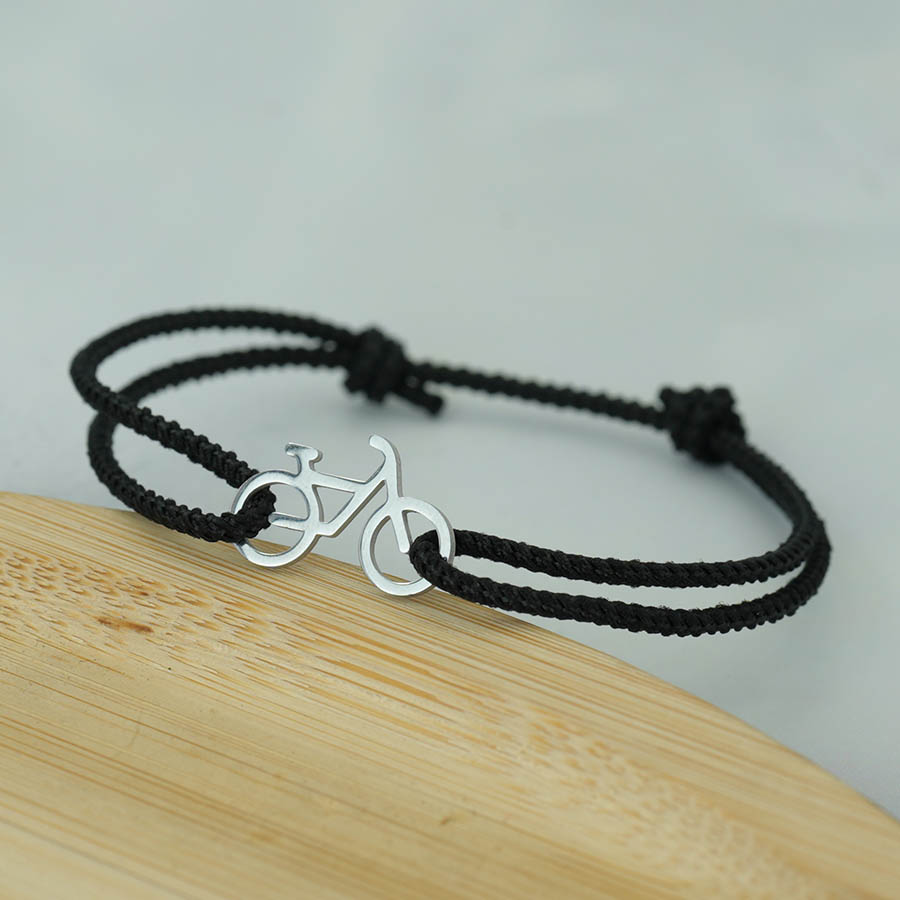 パーソナライズスポーツステンレススチールサイクリングブレスレ - Cycling Loop のレビューと価格