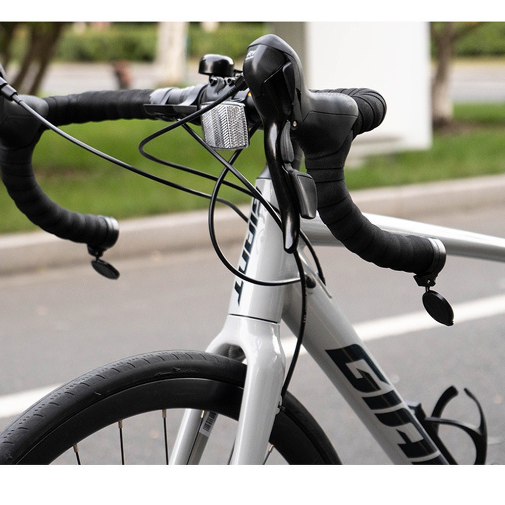 自転車ハンドルバーミラー HD アクリル凸面鏡調整可能な安全 - Cycling Commute Gear のレビューと価格
