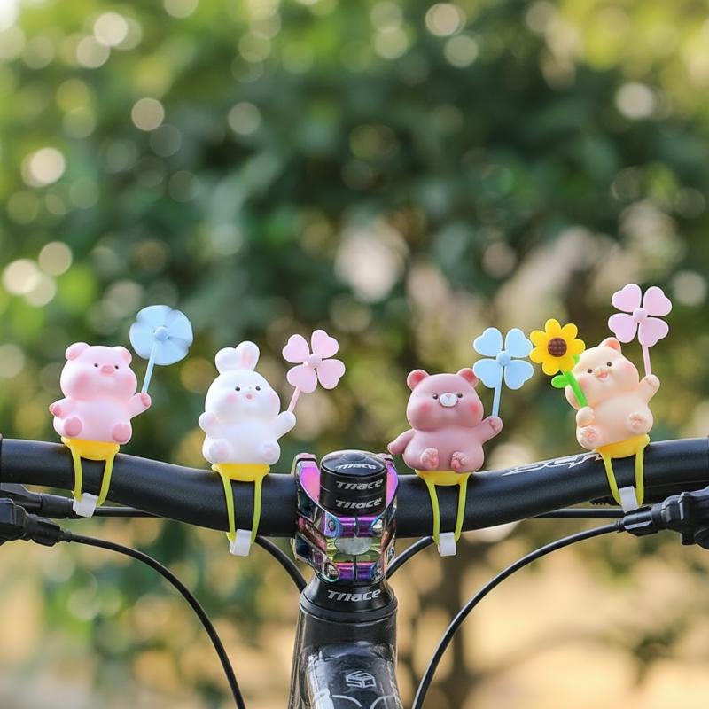 自転車ハンドルバー装飾品 面白い耐久性のあるPVC装飾品 子 - Cycling Commute のレビューと価格
