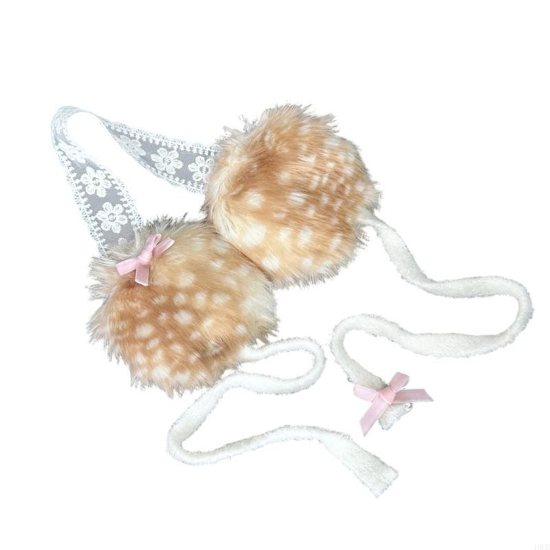 鹿柄ぬいぐるみイヤーマフ冬骨なしデザイン快適なイヤーウォーマ - Winter Cycling Commute のレビューと価格