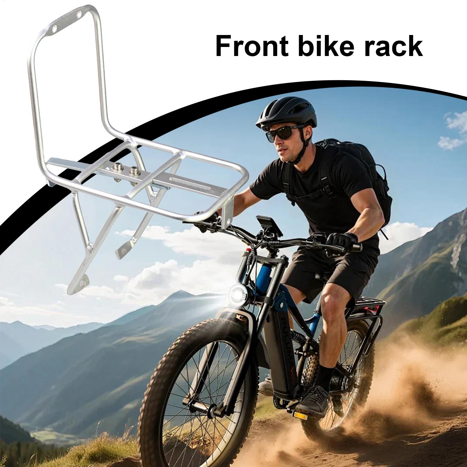 自転車フロントラック アルミ合金キャリア ヘビーデューティー - Cycling Commute のレビューと価格
