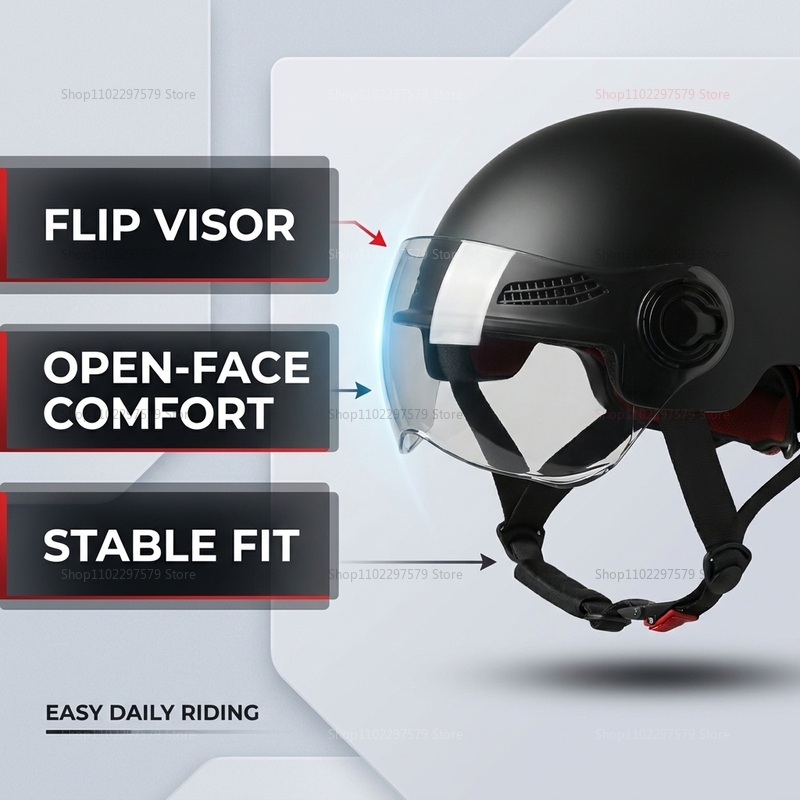 3C認定電動自転車ヘルメット 大人用バイクスクーターハーフヘ - Cycling Commute Gear のレビューと価格