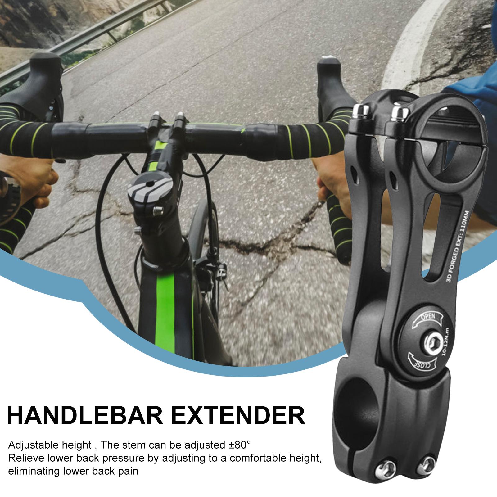 バイクステム 31.8 ミリメートル自転車ハンドルバーエクス - Cycling Commute Training のレビューと価格