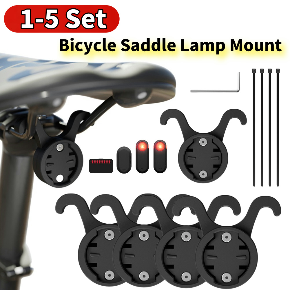 1-5 セット自転車サドルランプマウント耐衝撃自転車シートポ - Commuting By Bike のレビューと価格