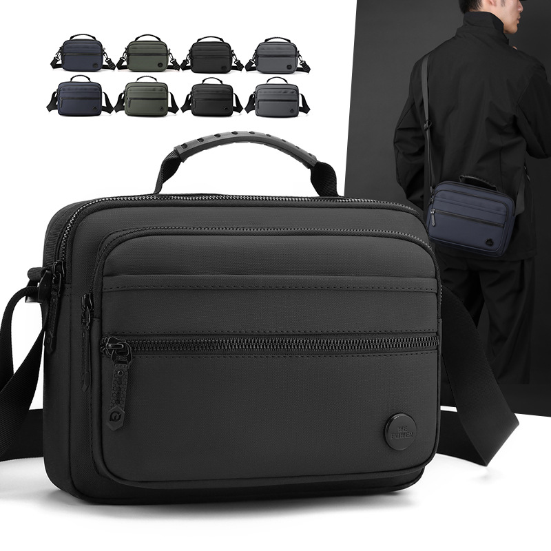 男性用軽量ナイロンクロスボディバッグ - サイクリング通勤用 - Cycling Commute Essentials のレビューと価格
