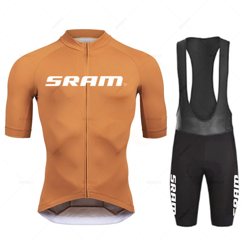 2024 Sram プロサイクリングジャージセット男性ビブシ - Cycling Community のレビューと価格