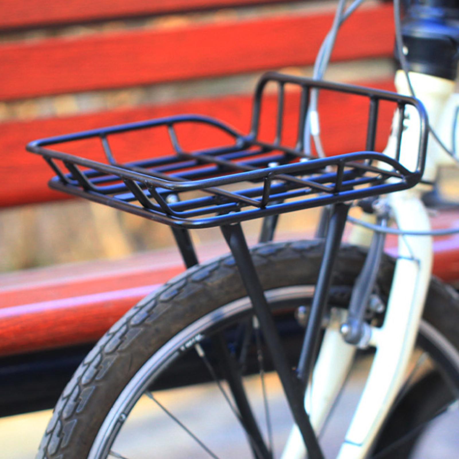 クイックリリース式フロントバイクバスケット 大容量メタルカー - Cycling Commute のレビューと価格