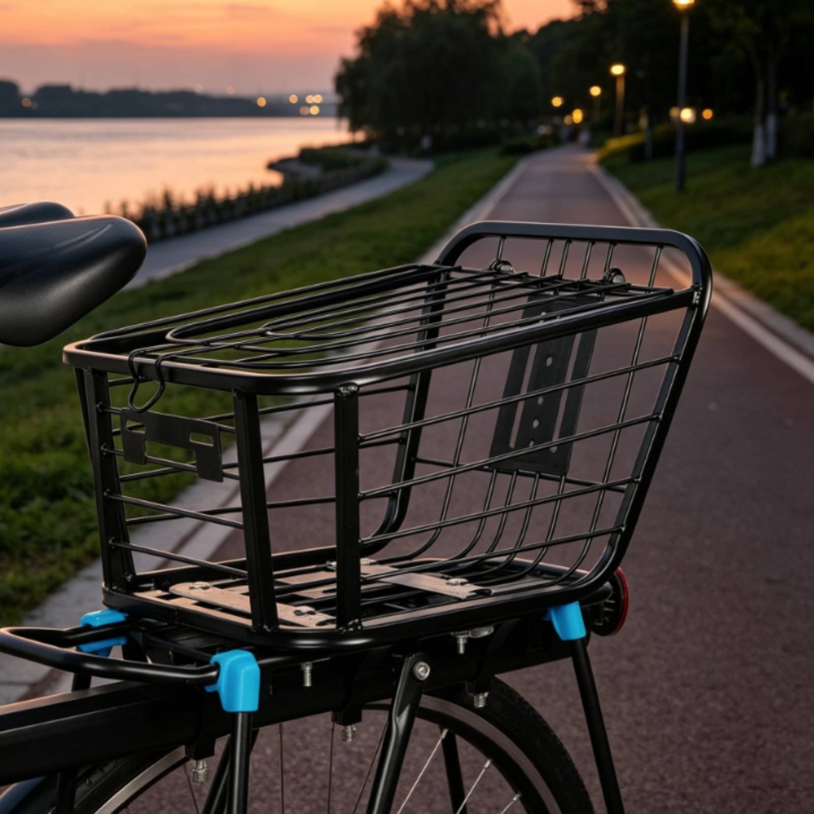 折りたたみ式リアバイクバスケット 折りたたみ式マウンテンバイ - Cycling Commute Gear のレビューと価格