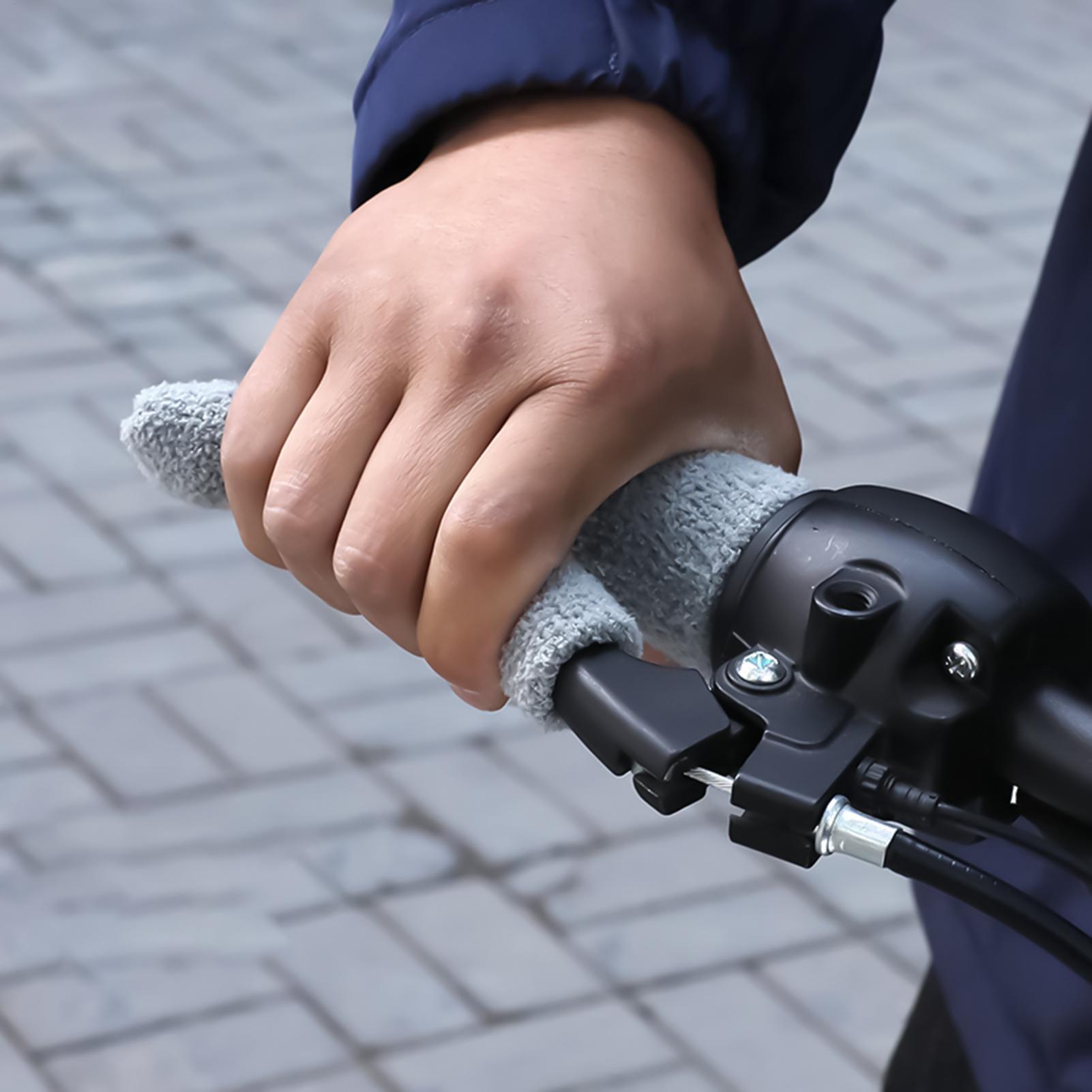 オートバイのハンドルグリップカバー伸縮性のある寒い冬サイクリ - Winter Cycling Commute のレビューと価格