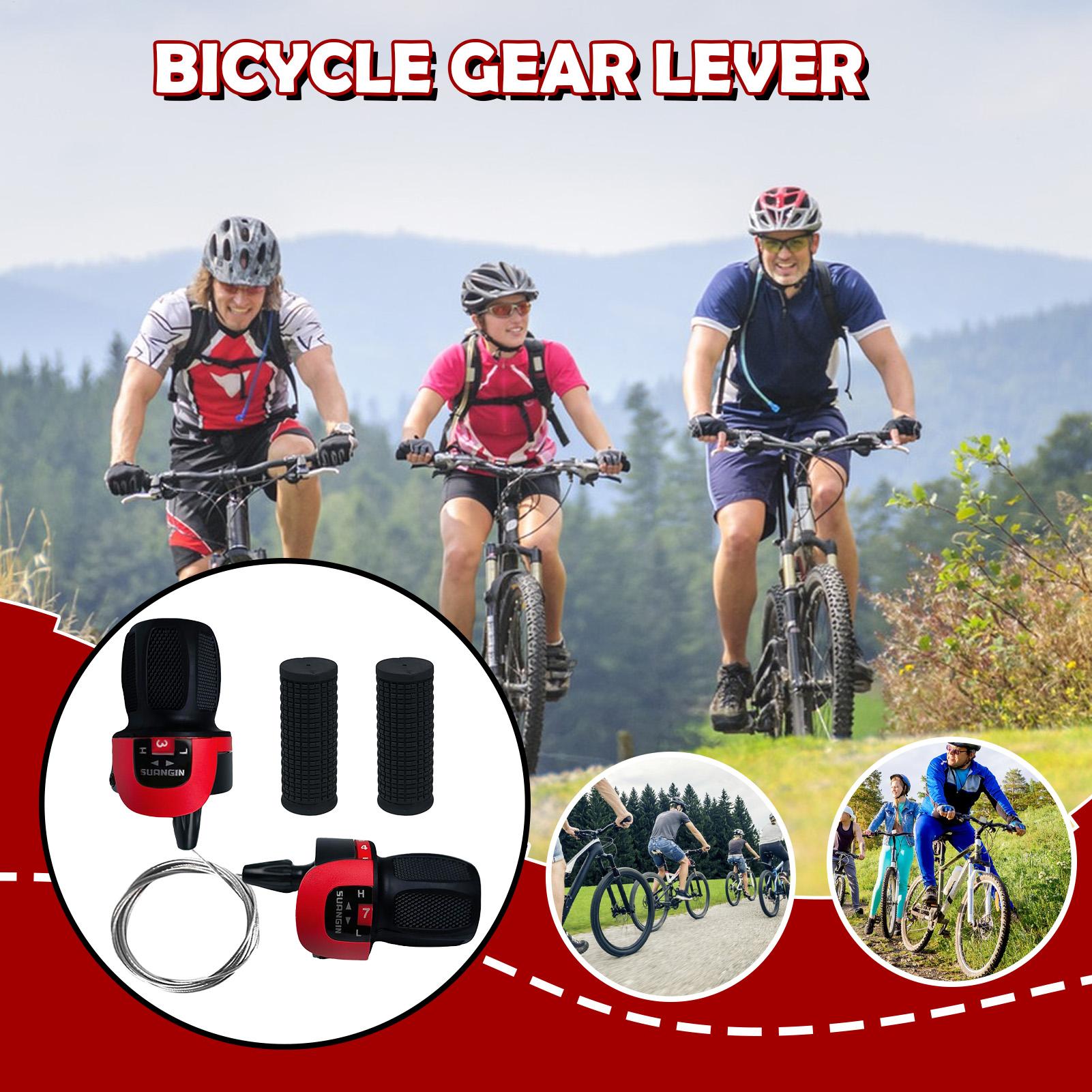 サイクリングギアレバー 1 ペア自転車ツイストグリップギアシ - Cycling Commute Gear のレビューと価格