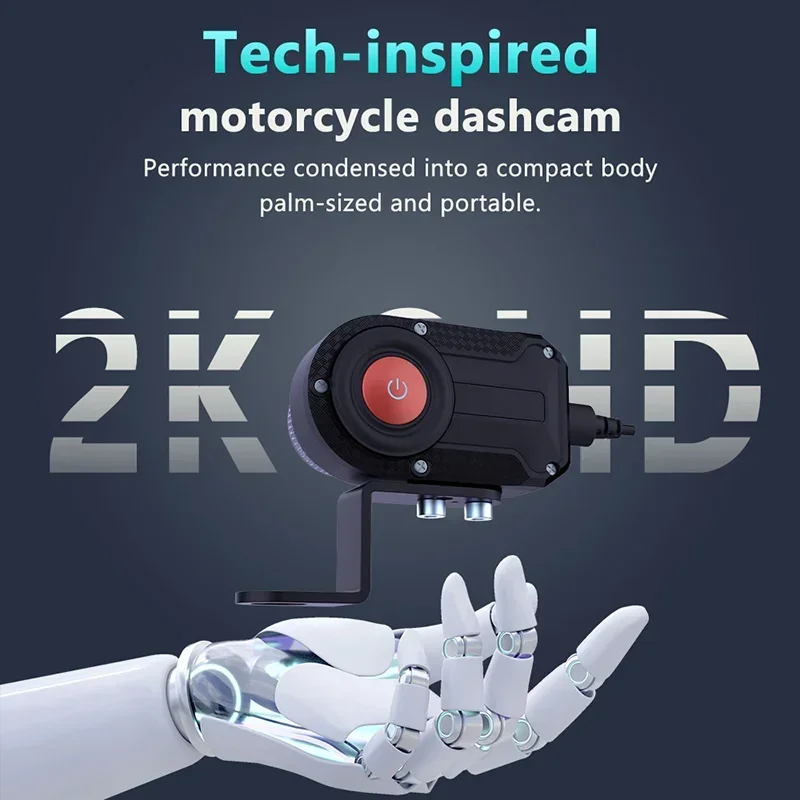 2K HD バイク用ドライブレコーダー 防水IP66 ループ - Cycling Loop のレビューと価格
