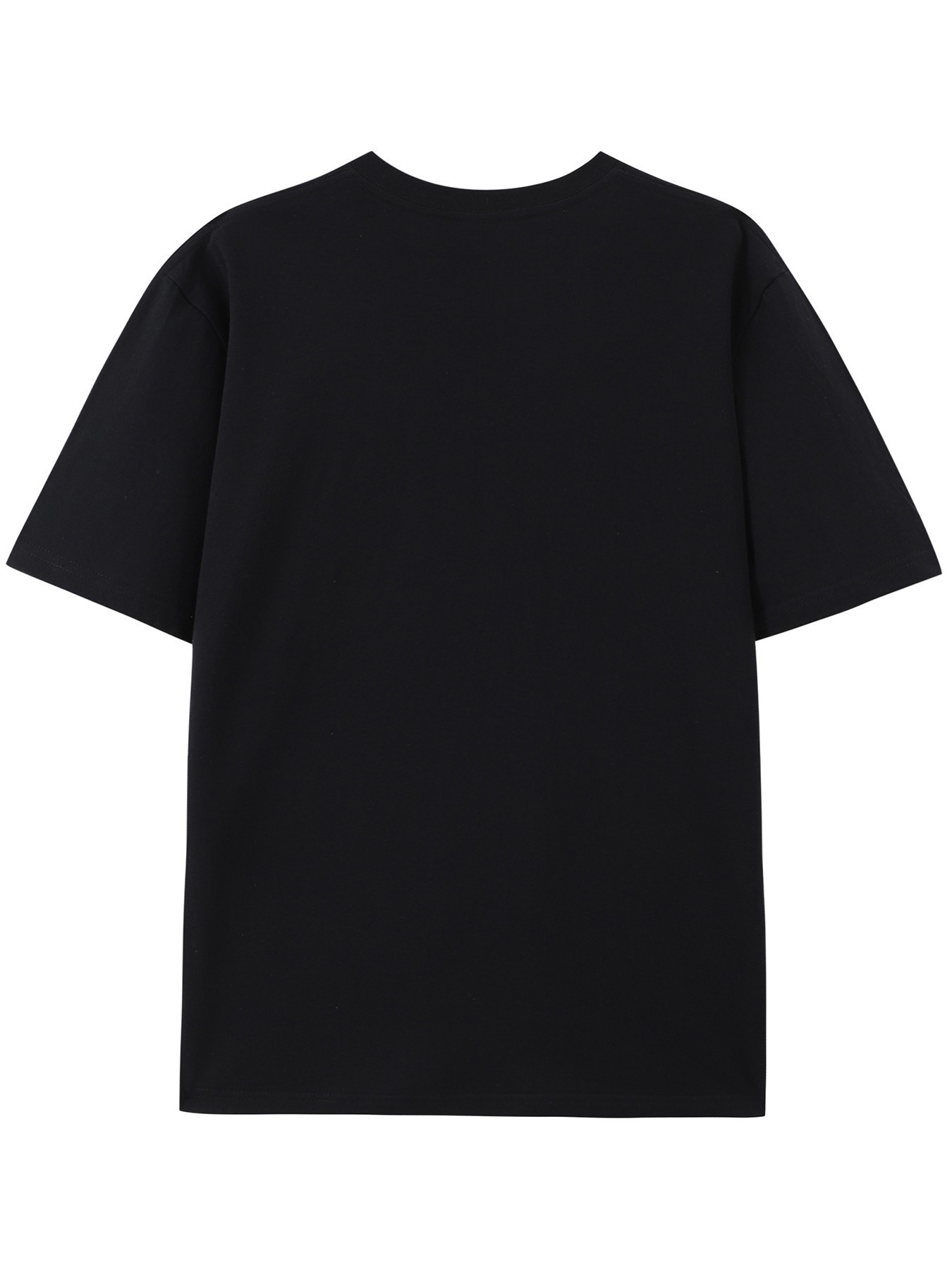 メンズラウンドネック半袖Tシャツ、黒と白の配色、クールなレタ - Cycling In City のレビューと価格