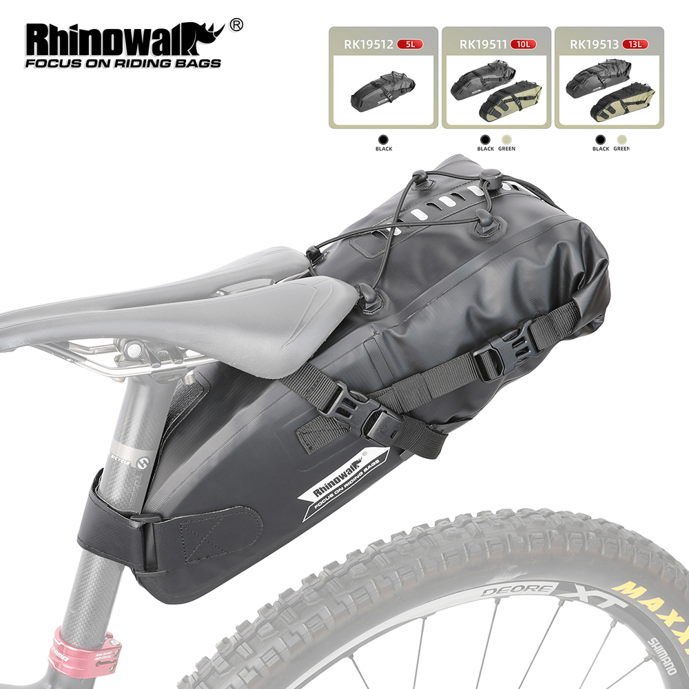 Rhinowalk 自転車サドルバッグ 5L-13L 防水大 - Cycling Commuter Bag のレビューと価格