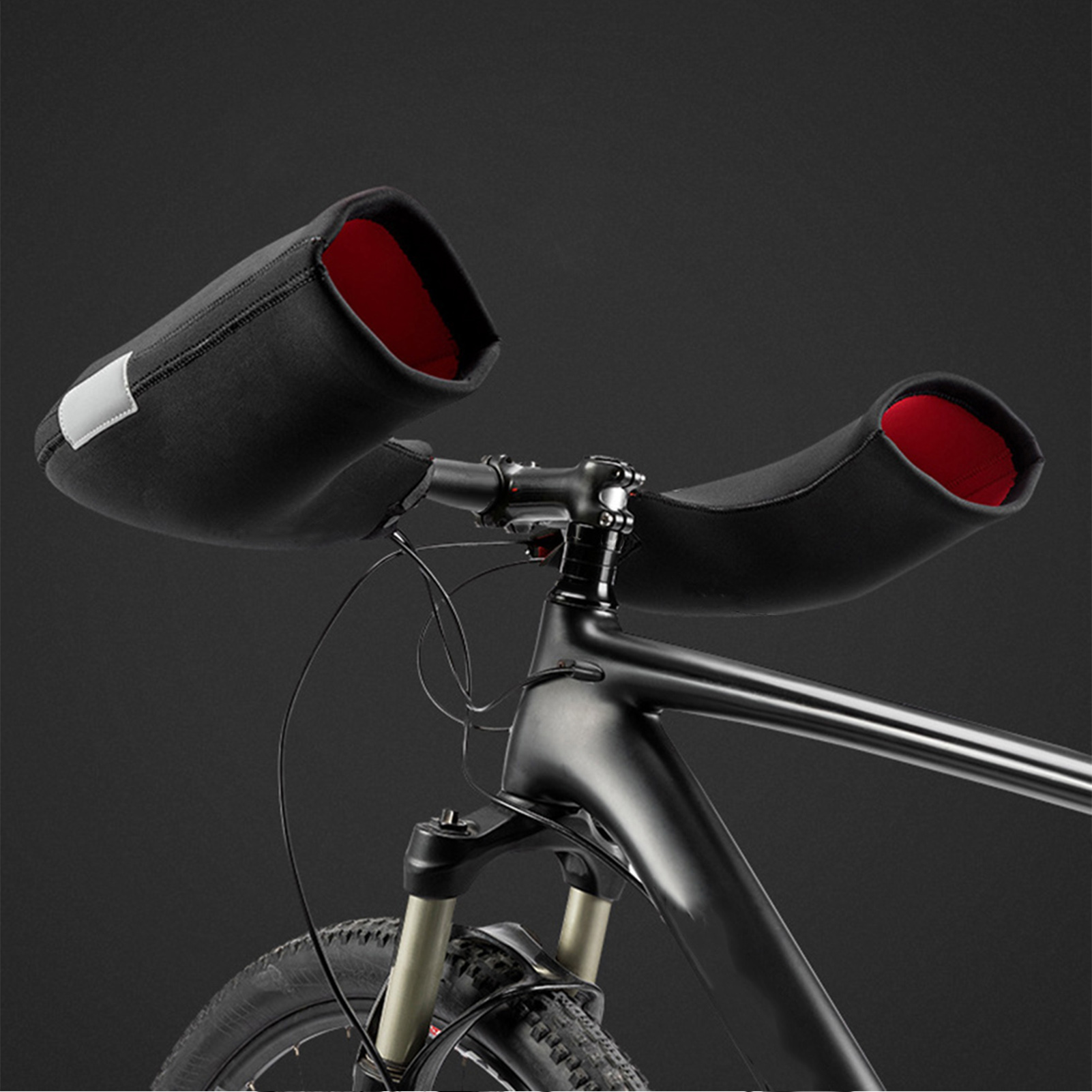 冬用自転車ハンドルバー暖かい手袋防風バイクミトン寒い天候通勤 - Winter Cycling Commute のレビューと価格