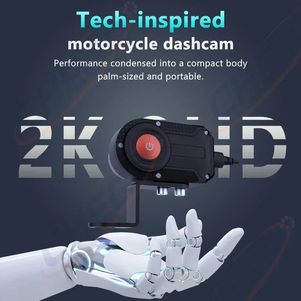 2026 2Kバイク用DVR WiFi IP66防水ミニカメ - Cycling Loop のレビューと価格