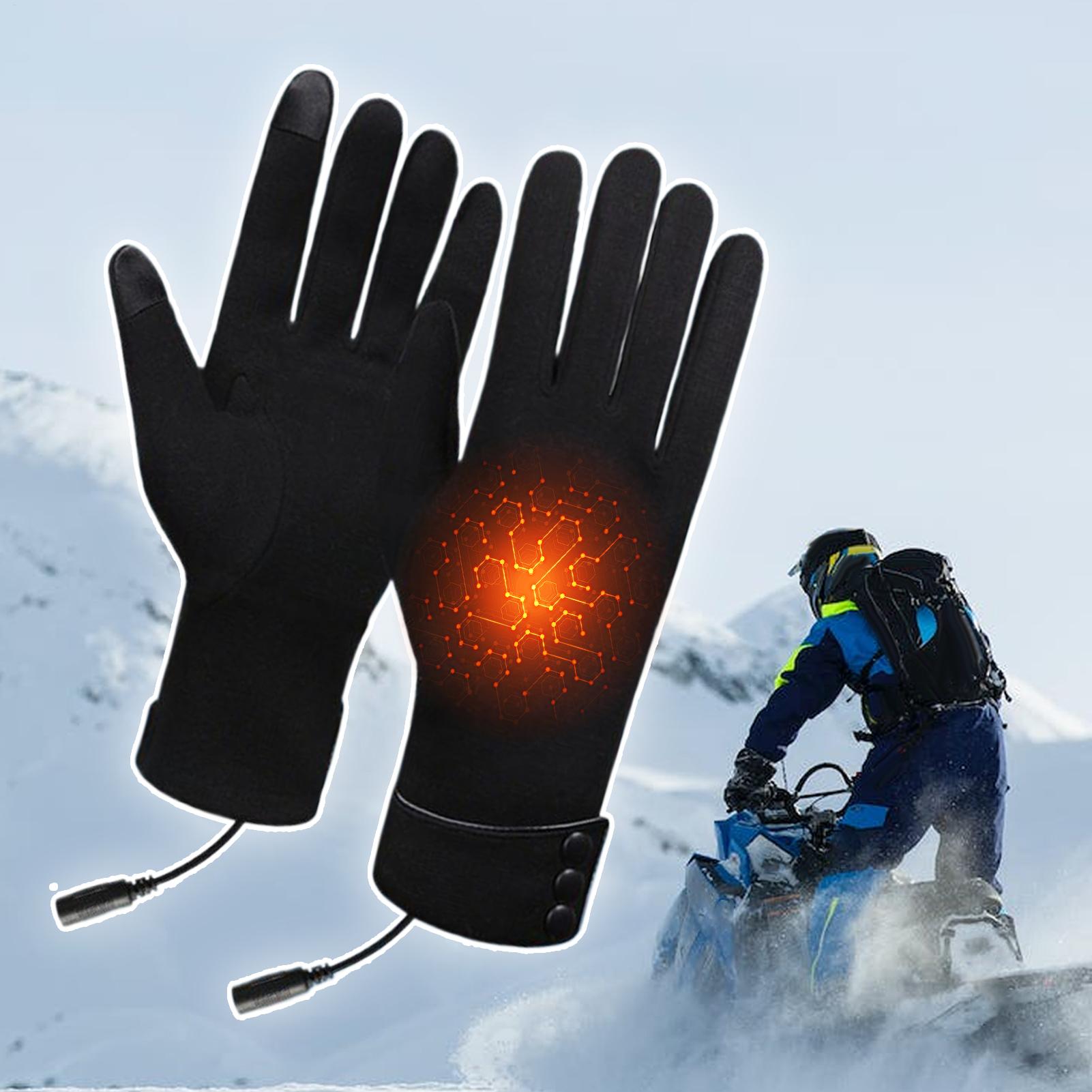 加熱手袋 3 レベル USB 防風電気手袋 サイクリング用品 - Winter Cycling Commute のレビューと価格