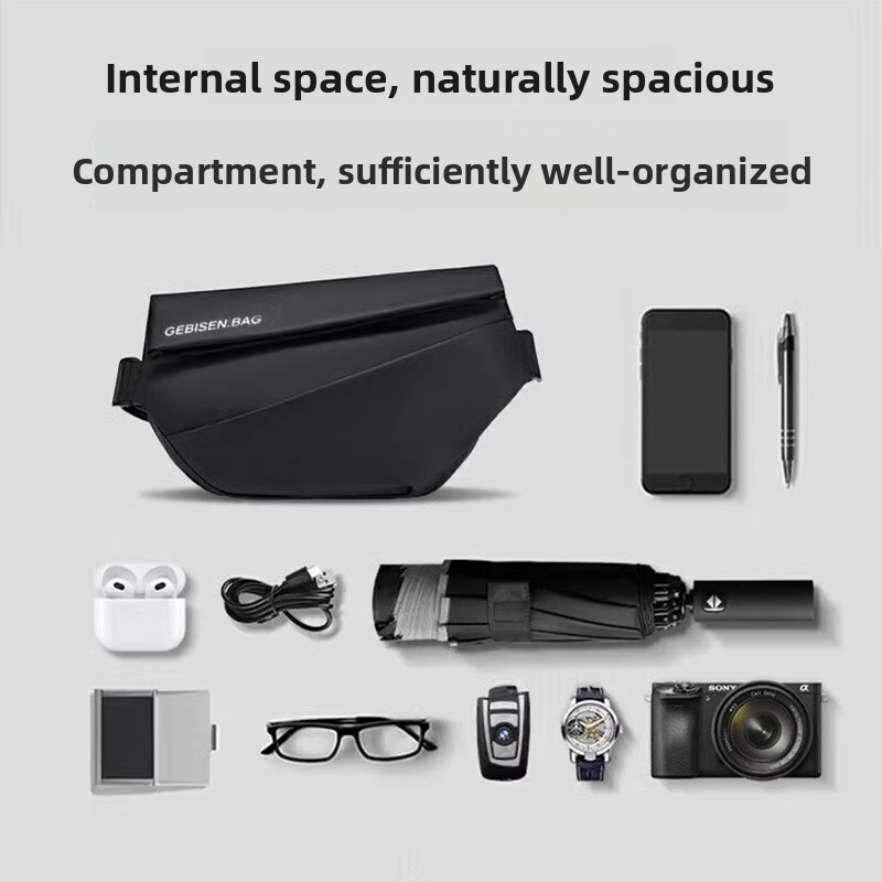 磁気バックル付きメンズクロスボディバッグ、通勤、サイクリング - Cycling Commuter Bag のレビューと価格