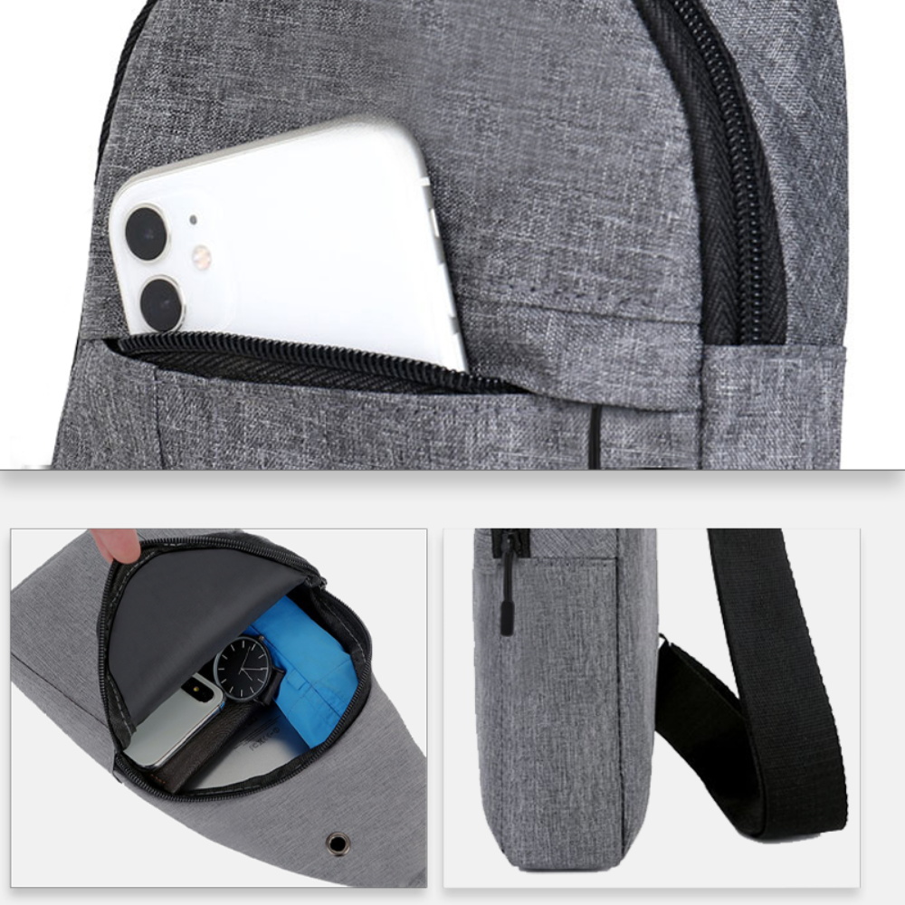 新しいクロスボディバッグシングルショルダーチェストバッグピュ - Cycling Commuter Bag のレビューと価格